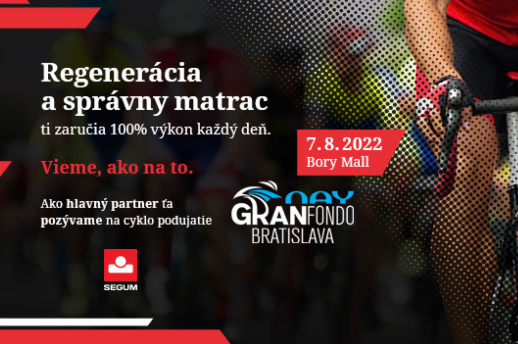 Segum na veľkolepom cyklo podujatí Nay Gran Fondo Bratislava 2022 